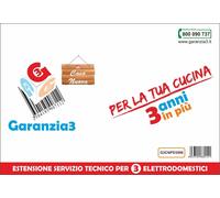 Garanzia3 Casa Nuova per 3 elettrodomestici - Massimale copertura 1000 euro