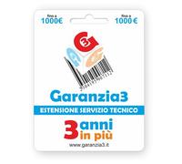 GARANZIA3 - Estensione del servizio tecnico 3 anni in pi con massimale di copertura a 1000 Euro