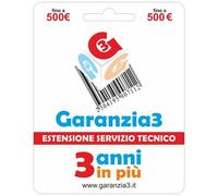 GARANZIA3 - Estensione del servizio tecnico 3 anni in pi con massimale di copertura a 500 Euro