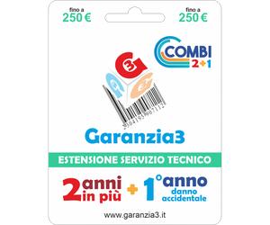 Garanzia3 G3120250 Estensione Garanzia Combi 2 Anni + 1 Danno Accidentale - Mass