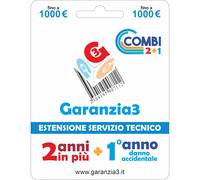 Garanzia3 G3121000 Estensione Garanzia Combi 2 Anni + 1 Danno Accidentale - Mass