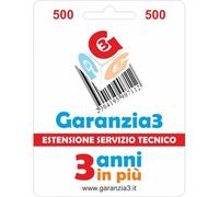 GARANZIA 3 Estensione del Servizio Tecnico per 3 Anni Fino a 500,00 Euro
