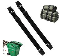 Garbage Bin Latch Straps - Raccoon Proof Fastener - Outdoor Rust Guard | Bear Raccoon Proof Garbage Bin Security Belt Patio Garden Garage Driveway Backyard Alley Street Park