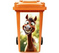 Garbage Bin Sticker Funny Large Static Recycling Bin Animal Decal