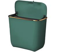 Garbage Bin with Lid Household Bathroom Toilet Wall Mounted Living Room Large Capacity Crevice Paper Basket(B)