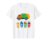 Garbage Day, Camion per Il Riciclaggio dei rifiuti, per Bambini, Ragazzi, Bambine Maglietta