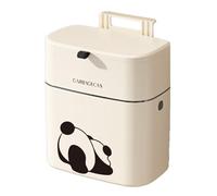 Garbage Montato A Parete Bin 9L | Sotto Il Contenitore Del Compost Di | Contatore Di Cucina Compatto Cestino Con Coperchio | Cesto Di Scarto Sospeso Per La Dispensa Del Gabinetto Camera Da P