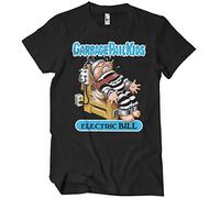 Garbage Pail Kids Licenza Ufficiale Electric Bill Uomo Maglietta (Nero), Large