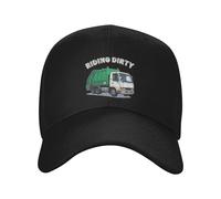 Garbage Truck Quote Garbage Day Trash Trucker Unisex Cappellino con Visiera Classic Cappellino da Baseball Casual Snapback cap per Tennis All'Aperto Pesca