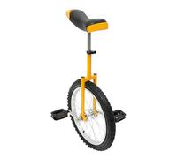 Garbenat Monociclo regolabile in altezza per bambini da 1,4 - 1,65 m per adulti e principianti/professionisti (giallo)