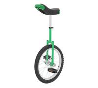 Garbenat Monociclo regolabile in altezza per bambini da 1,4 - 1,65 m per adulti e principianti/professionisti (verde)