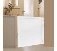 Garbenat Porte a battente, 90 x 90 cm, divisorie, in legno di pino, stile retrò, porta basculante per caffè, con chiusura automatica, con meccanismo oscillante, porta divisoria per cucine, giardini