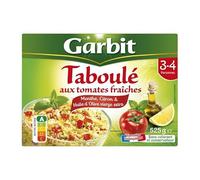 Garbit - Tabbouleh Per Da Dice Pomodori Fraiches Limone Menta 525G - Lot De 4 - Prezzo Per Lotto - Consegna Veloce