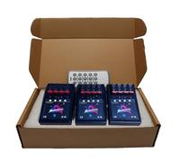 GarborEffect - Kit di accensione wireless per fuochi d'artificio a distanza con 12 accensioni, portata 100 m - Intervallo di accensione 0,1s/0,4s, sistema di accensione di sicurezza per spettacolo