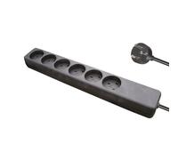 Garbot 24155134-7EE prolunghe e multiple 7 m 6 presa(e) AC Interno Nero NEW