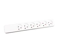 Garbot Z66000108-PA01 prolunghe e multiple 6 presa(e) AC Interno Bianco