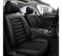 GaRcan Coprisedili Auto Pelle per Mazda Mazda2 2 Hybrid (Type XP21) 2022-2025, Pelle Copri Sedili Impermeabile Anteriori e Posteriori Coprisedile Sedile Accessori,Black