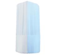 Garcia de Pou 10 unità classico cappello da cuoco, in scatola, 31 cm, airlaid, bianco, 31 x 30 x 30 cm