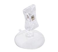 Garcia de Pou 10 unità supporto a clip con ventosa, in scatola, diametro 4.7 x 6 cm, acrilico, 4.7 x 30 x 6 cm