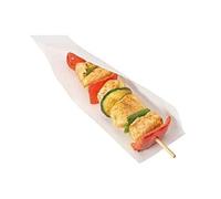 Garcia de Pou 100 unità aperto confezione borsa per bocconcini, Hot Dogs, 35 g/m², in scatola, 15 x 13/10 cm, carta, bianco, 15 x 10 x 30 cm