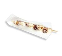 Garcia de Pou 100 unità aperto confezione borsa per bocconcini, Hot Dogs, 35 g/m², in scatola, 22 x 7.2 cm, carta, bianco, 22 x 7.2 x 30 cm