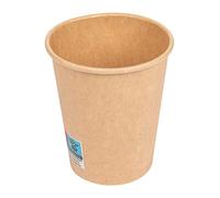 García de Pou 1000 Bicchieri Monouso Caffè - Bicchieri Cartone 1 Parete 360 Ml 300 + 18 Pe G/M2, 9/6 x 11 cm, Marrone