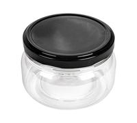 Garcia de Pou 154 unità - Barattolo con coperchio 250 ml Ø10 x 6,5 cm trasparente Pet