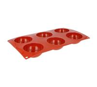 Garcia de Pou 166.10 - Teglia da forno in silicone flessibile, 17,5 x 30 cm, colore: Rosso