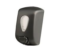 García de Pou 217.38 Dosatore Sapone 900 ml, 21 x 12.8 x 9 cm, 1 pezzo, Nero