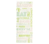 García de Pou 229.25 Sacchetti Per Panini "Parole" 34 G/M2 9+4X22 Cm Bianco Pergamana Antigrassi - 500 unità