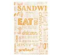 García de Pou 229.33 Sacchetti Hamburger "Parole" 34 G/M2 12+7X18 Cm Arancio Pergamana Antigrassi - 500 unità