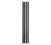 Garcia de Pou - 250 unità - Cannucce dritte Ø0,60 x 25 cm nero carta