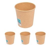 Garcia de Pou 50 pezzi - Bicchieri bevande calde 1 parete 120 ml 230 + 18 Pe G/M2 Ø6,2/4,5 x 6 cm Marrone Cartoncino (Confezione da 4)