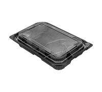 Garcia de Pou 50 pezzi - Cassapanche 3 scomparti 22,7 x 14,7 x 3,5 cm nero PP