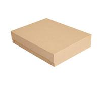 Garcia de Pou 50 pezzi - Vassoi + Coperchio 'Thepack' 240 G/M2 19,5 x 11 x 4,5 cm naturale cartone ondulato Nano-Micro