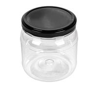 Garcia de Pou 88 unità - Barattolo con coperchio 500 ml Ø10 x 10,5 cm trasparente Pet