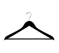 Garcia de Pou Appendini standard, legno, nero, 44.5 x 1.2 x 23 cm, 12 pezzi