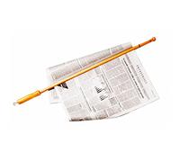 Garcia de Pou - Bastone per giornali, 81 cm, in legno, marrone, taglia unica