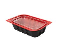 Garcia de Pou Ciotola ovale per forno a microonde, 19,2 X 12,7 X 5 cm, Nero, 50 pezzi