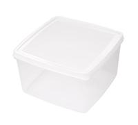 Garcia de Pou contenitore per alimenti con coperchio a cerniera, in polipropilene, bianco, 18.5 x 18.5 x 11 cm