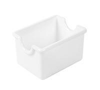 Garcia de Pou Contenitori per Zuccheria/Saliera, 8,5 x 6,5 x 5 cm, Polistirolo, Bianco, Taglia Unica