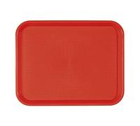 Garcia de Pou Fast food Tray, in polipropilene, rosso, 30.4 x 41.4 x 30 cm