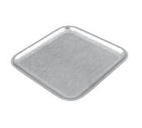 Garcia de Pou Piatti Piani Quadrati 'Artinox' 18 x 18 cm Argento Inox