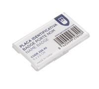 Garcia de Pou Targhetta identificativa 5 x 2,5 cm trasparente acrilico