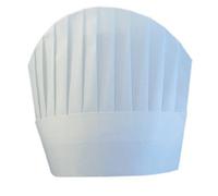 García di Pou 155.18 Cappelli Continental Chef' s Round Top, 23 cm, Bianco