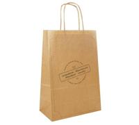 García di Pou 212.45 Sacchetti SOS per bucato, 90 g/m2, 32 + 16 x 43 cm, 250 pezzi, naturale