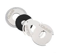 Garcia for Revo - Set di mulinelli da pesca a destra per baitcasting, in acciaio inox, per rondelle (28,3 oltre 27,5/22/27,7 mm, 11 g, colore: argento)