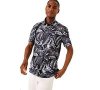 Garcia Maglietta a Maniche Corte Camicia, Luna Scura, XXXL Uomo