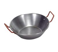 Garcima 5020037 Sartén Honda Pulida con Asas 45 cm, Alloy Steel, Cranberry