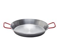 Garcima Paellera in Ferro Spazzolato Pellera, 0.47 Liters, Acciaio, Argento